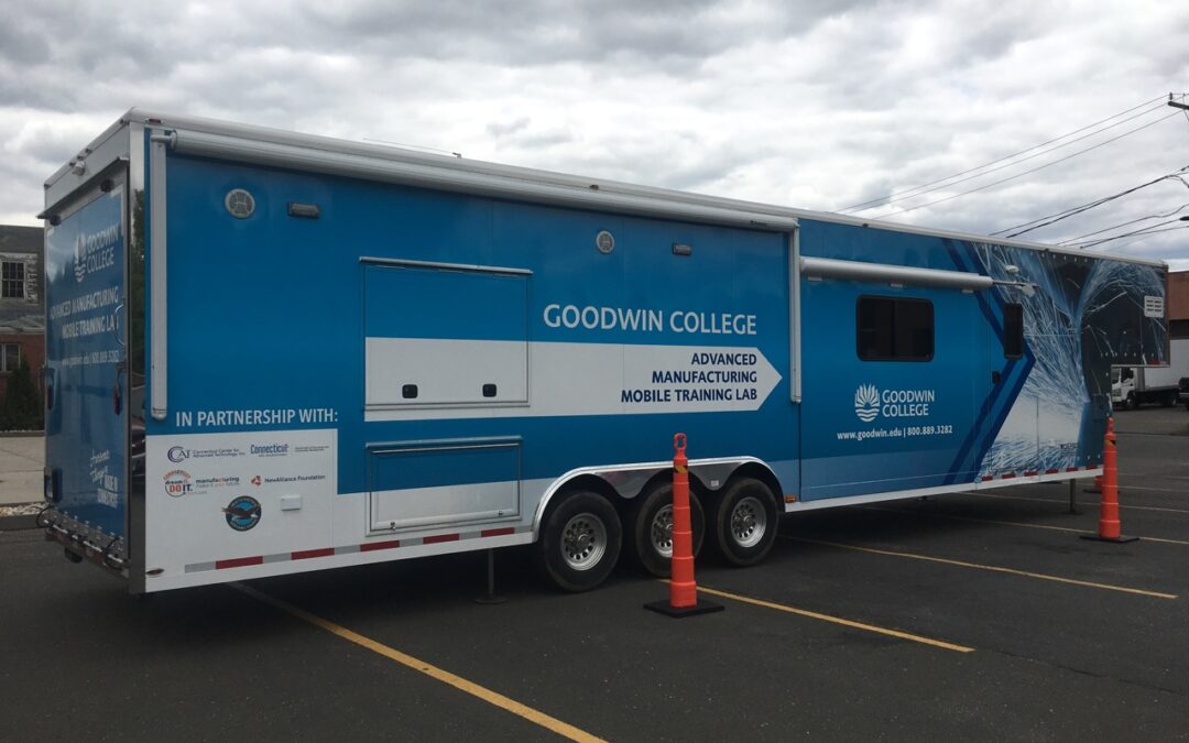Goodwin College Advanced Manufacturing Mobile Training Lab Visits Sterling Machine